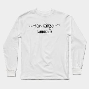 San Diego California Long Sleeve T-Shirt